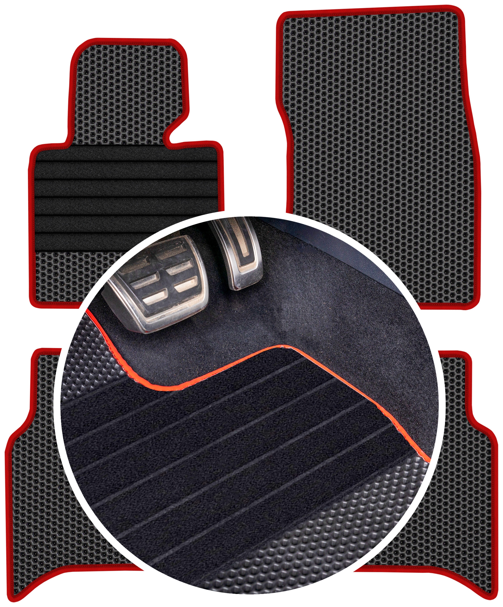 Range Rover III 2002-2012 Gumové koberce Eva Eternity Plastry Medu