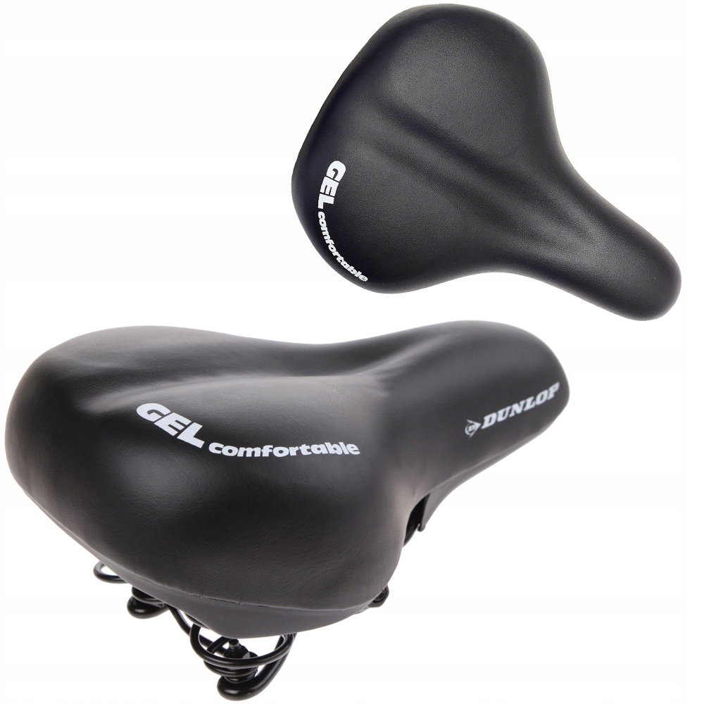 Siodełko rowerowe żelowe Dunlop Solidne Miękkie Damskie Męskie Uni