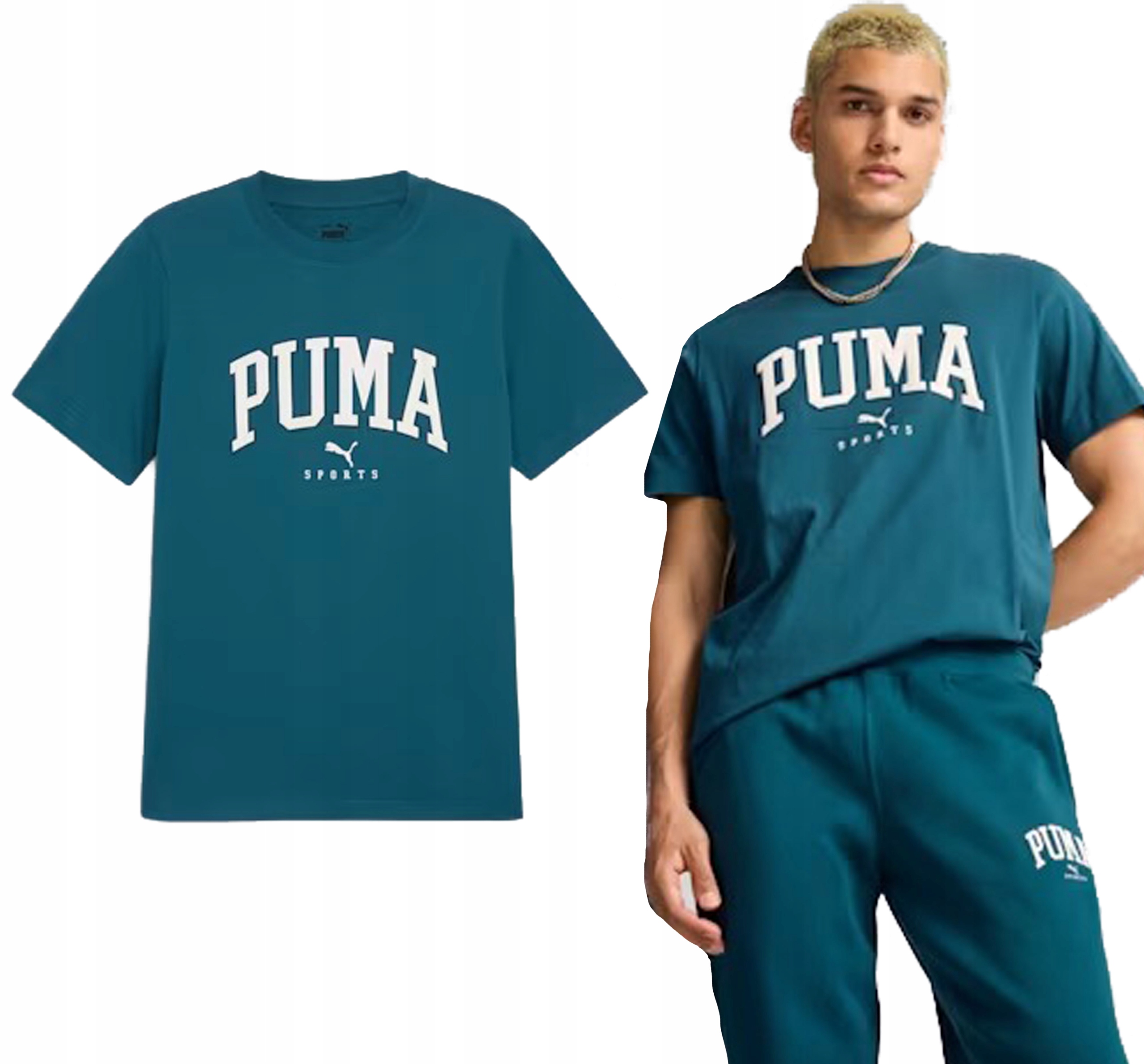 Tričko bavlněné na léto Puma 681791 22 s velkým logem S