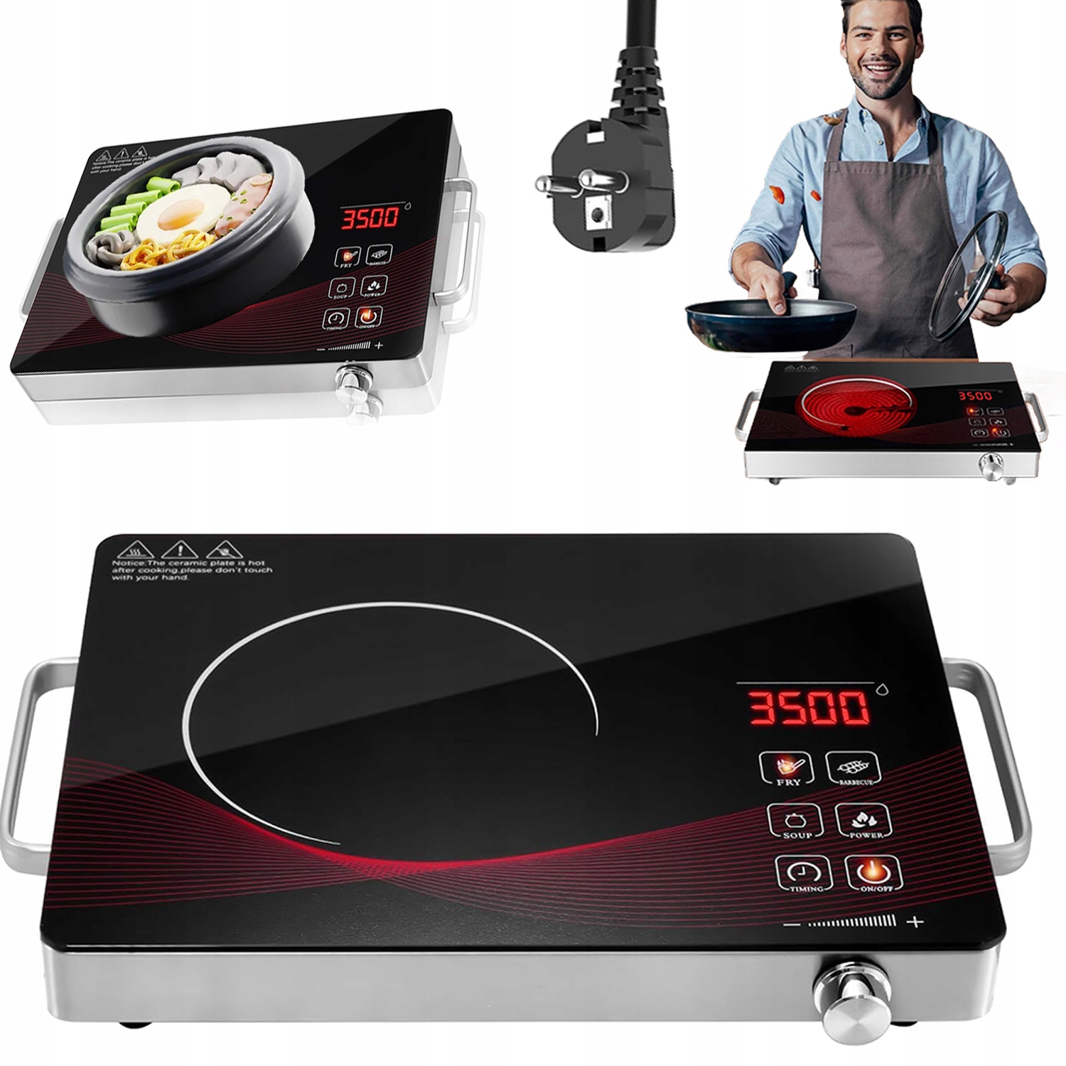 Kuchenka Indukcyjna Z Czterema Trybami Gotowania I Systemem Chłodzenia