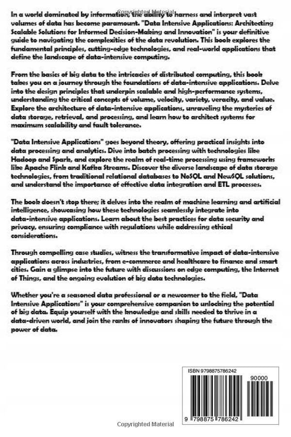 CAMPBELL, SAM Data Intensive Applications: Architecting Scalable Solutions Język publikacji angielski