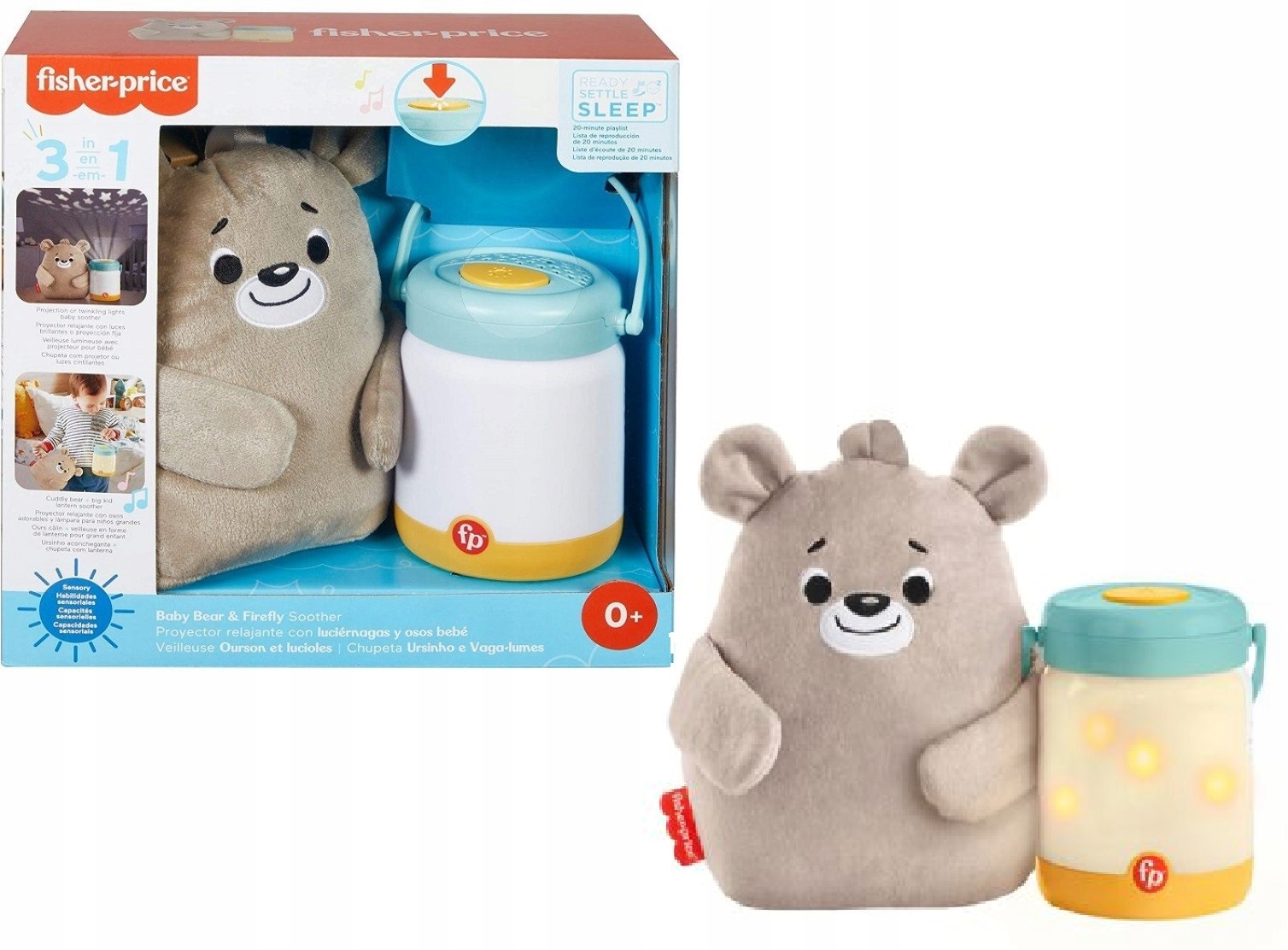 

Fisher Price Miś Świetlikami Uspokajacz Projektor