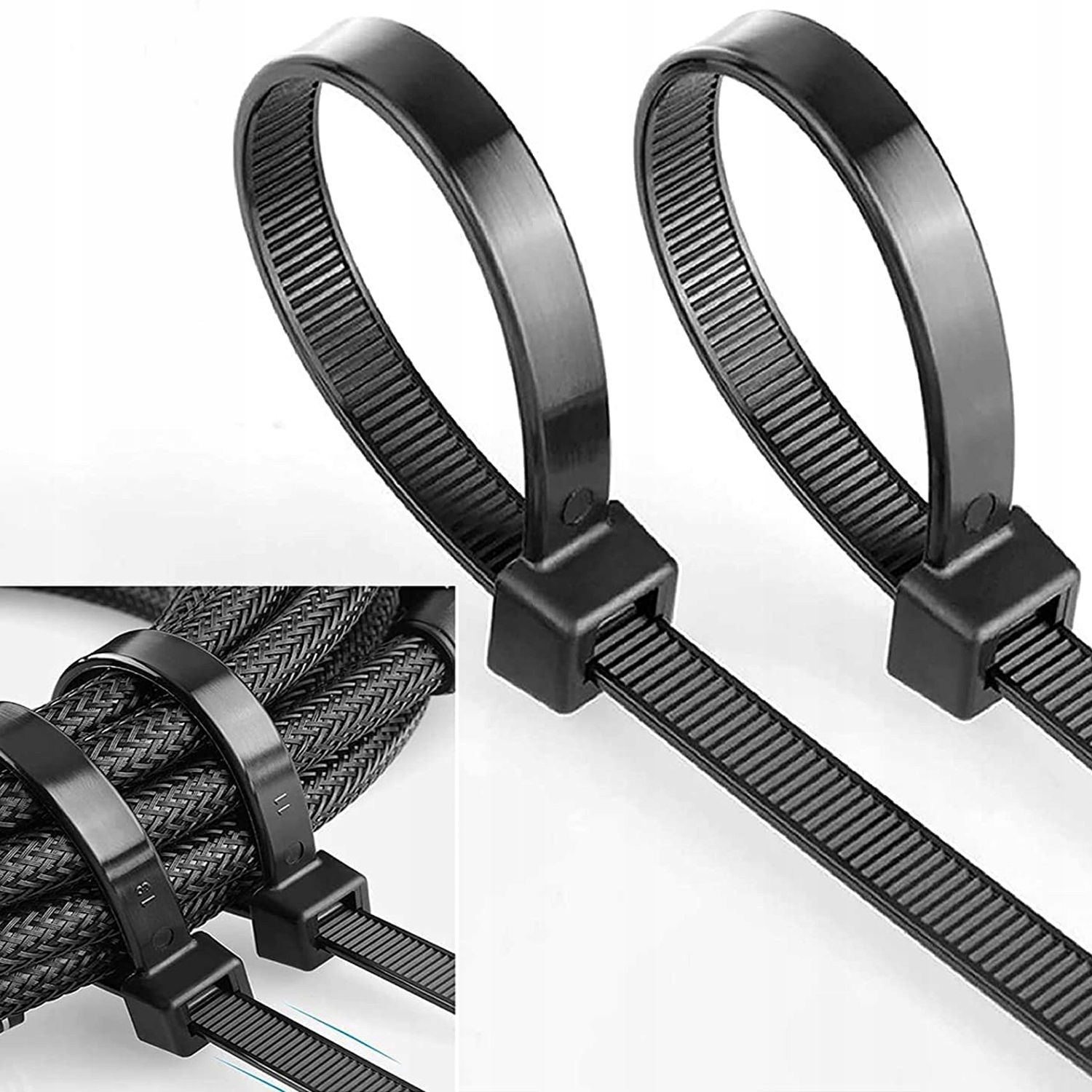 Opaski zaciskowe trytytki 2,5x200mm 100 szt.