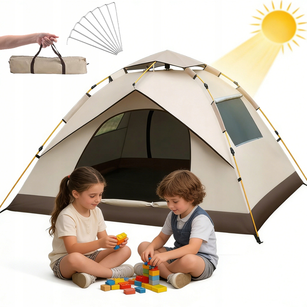 Velký Automatický Stan Pop Up, Odolná Kopule