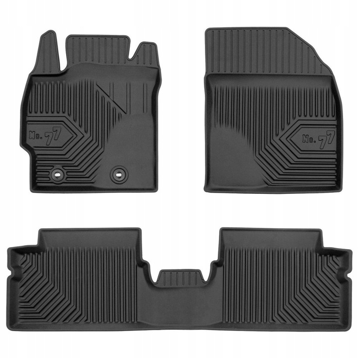 Gumové Koberce Toyota Auris 1 2006-2012 Korytka 77