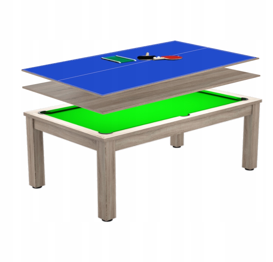 7FT Stół Bilardowy Radley Verso Pool Son.C.+ Nakładka Tenis-Biesiadna EAN (GTIN) 5905258013305