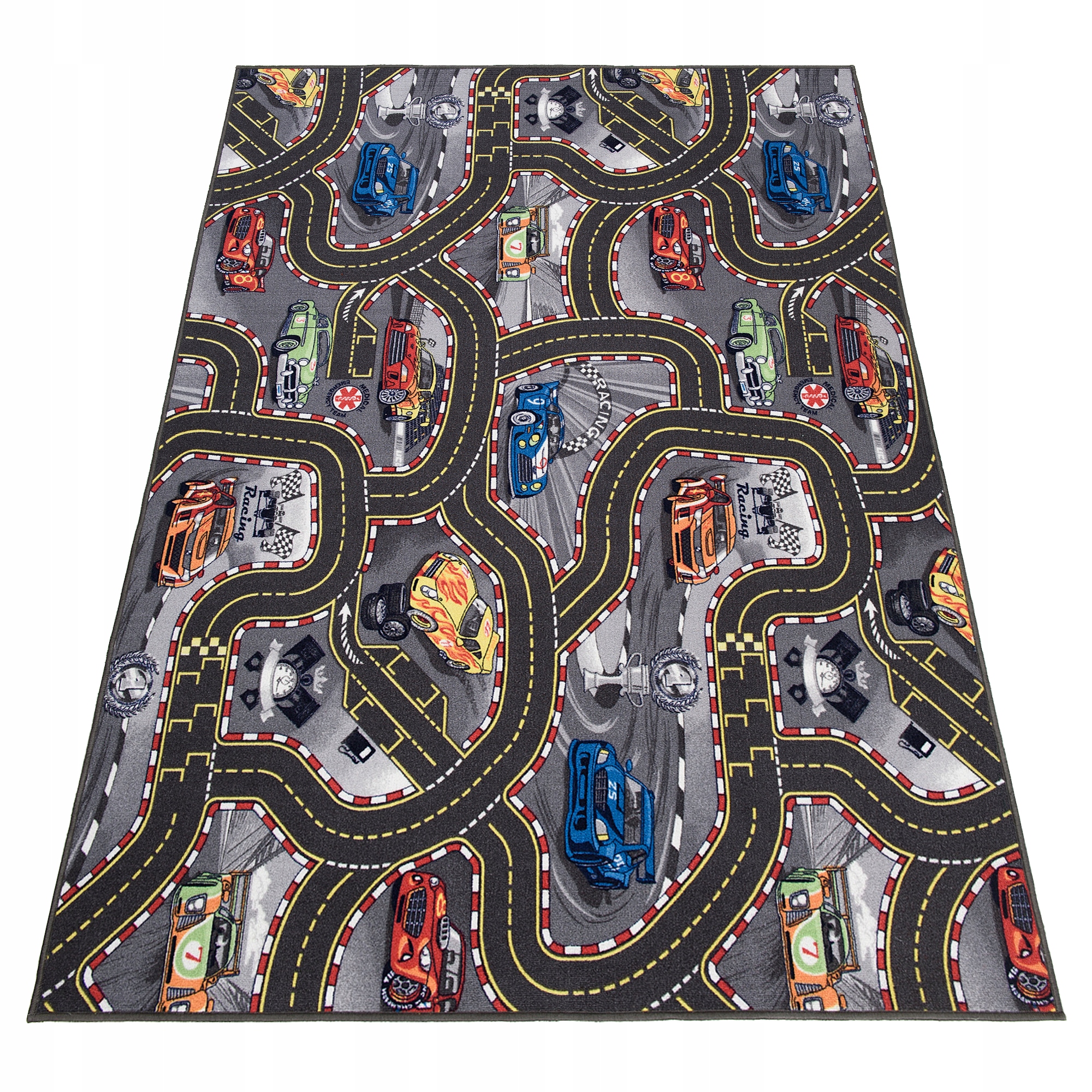 DYWAN CARS 200x300 AUTA DROGI WYŚCIGI RÓŻNE KOLORY