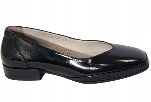 Boccato černé kožené polobotky 674-5157-55 r39