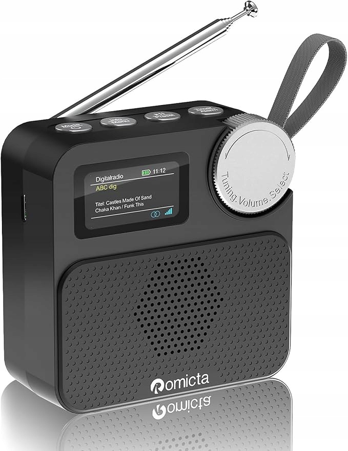 Radio Romicta z Bluetooth przenośne radio cyfrowe z Fm akumulatorowe