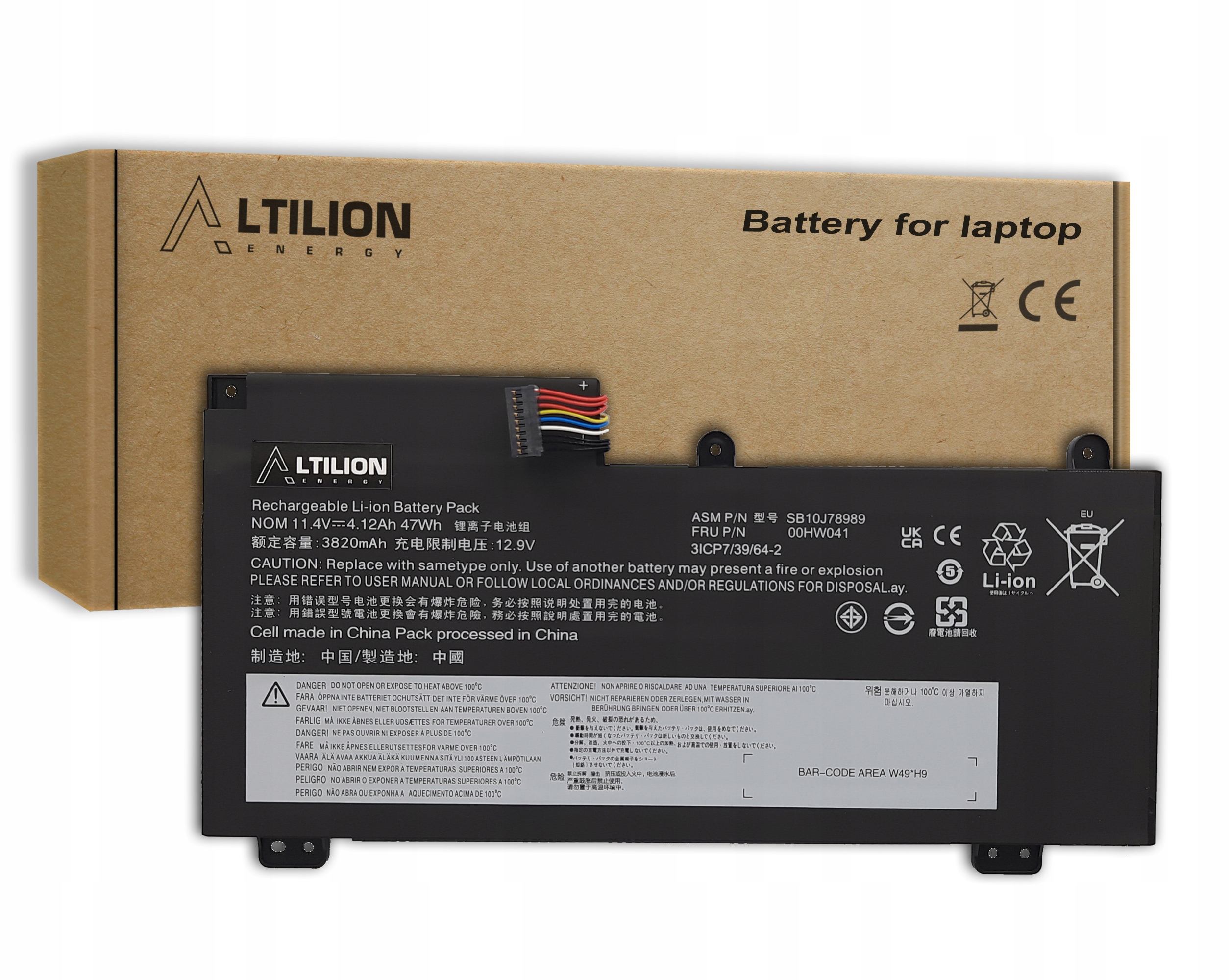 Baterie Altilion Energy 00HW041 kompatibilní s Lenovo
