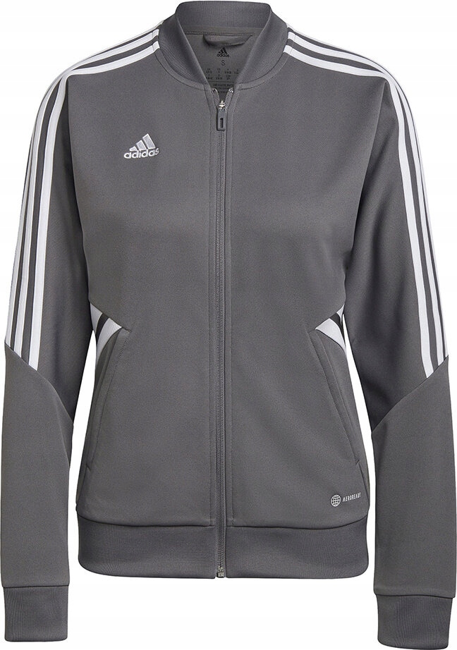 Mikina Adidas Condivo 22 Track Jacket Full Zip Šedo-bílá vel. S