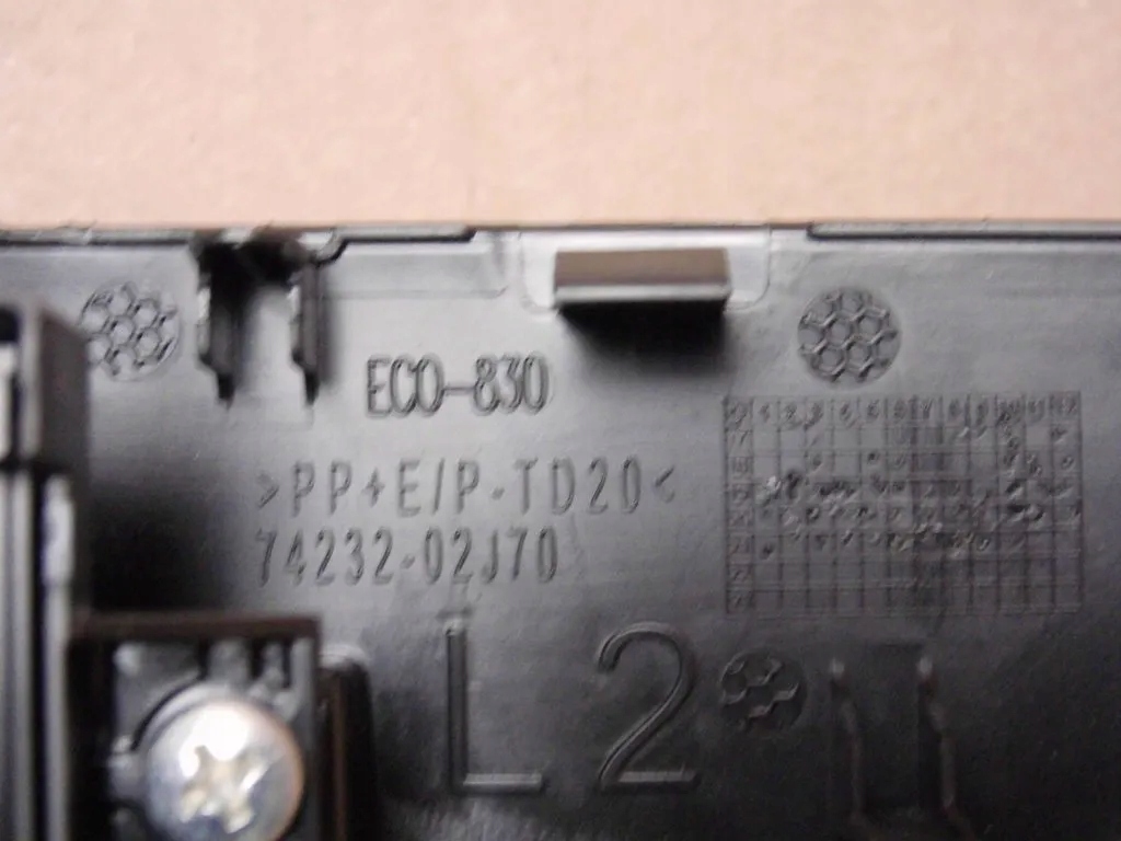 Toyota Corolla E21 window control switch left front