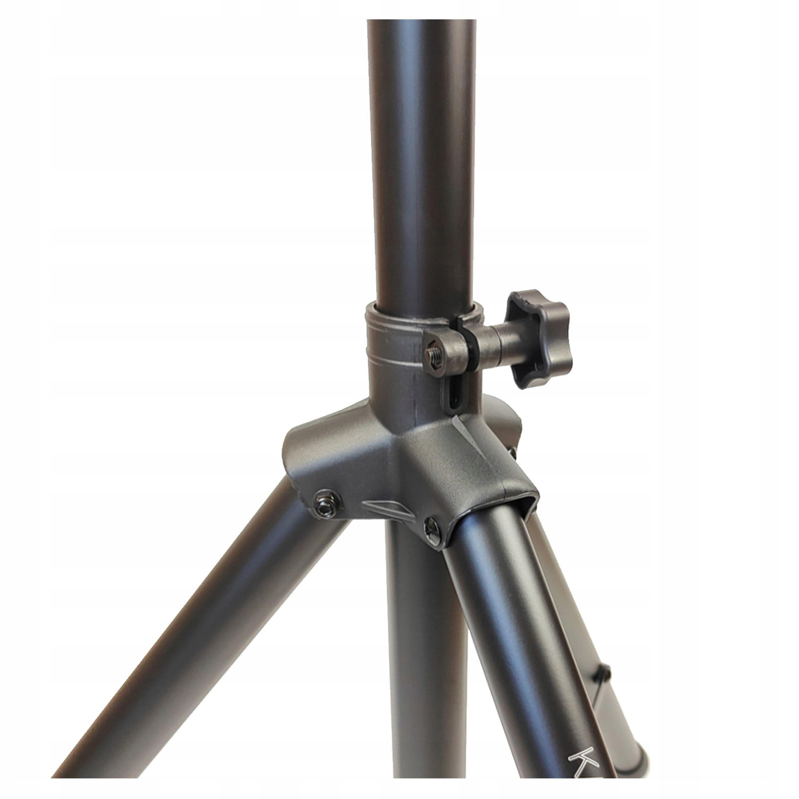 ZESTAW STATYW GŁOŚNIKOWY Z REGULACJĄ WYSOKOŚCI 110-180cm 2 SZT + POKROWIEC Stan opakowania oryginalne