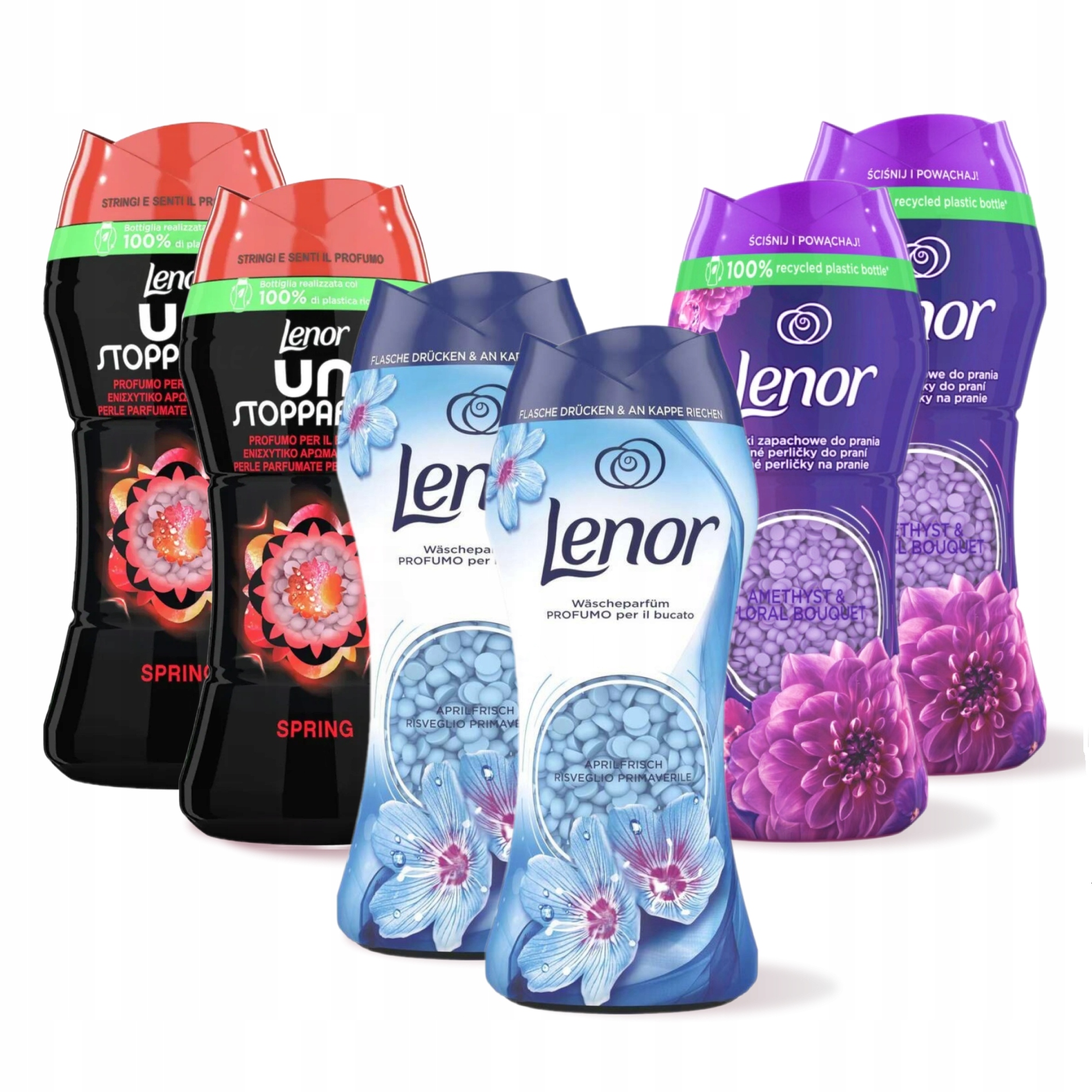 Lenor Vonné Perličky 6x210G MIX Unstoppables Granulky