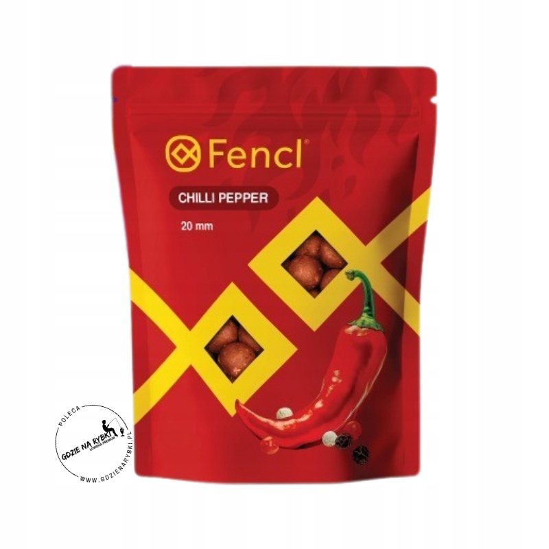 Fencl Boilie Chilli Pepper Kule zanętowe Papryka Chili & Pieprz 20 mm