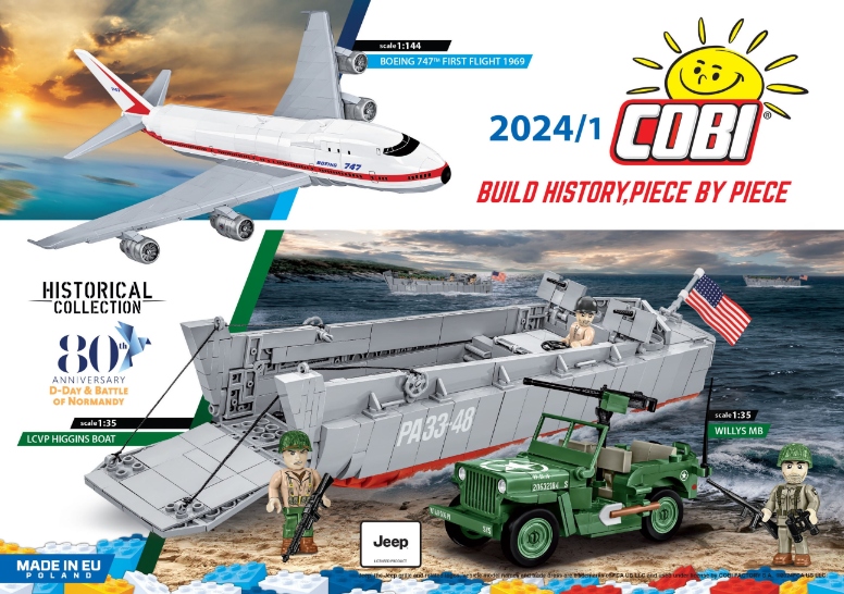 KLOCKI COBI 2716 CZOŁG T34-85 RUDY 102 WWII 286 KL Materiał karton papier plastik