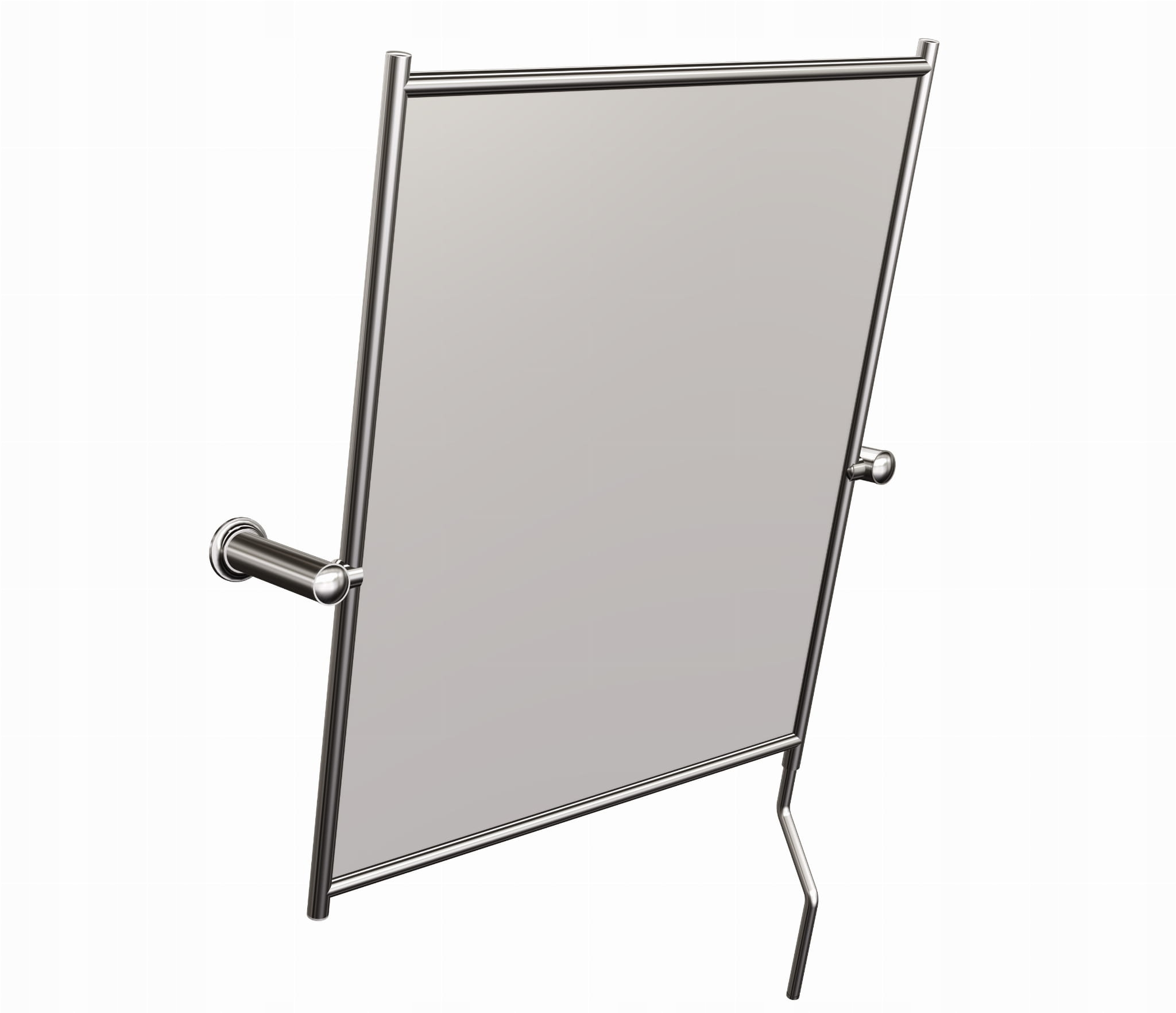 Výklopné zrkadlo v ráme s rukoväťou Bezpečné