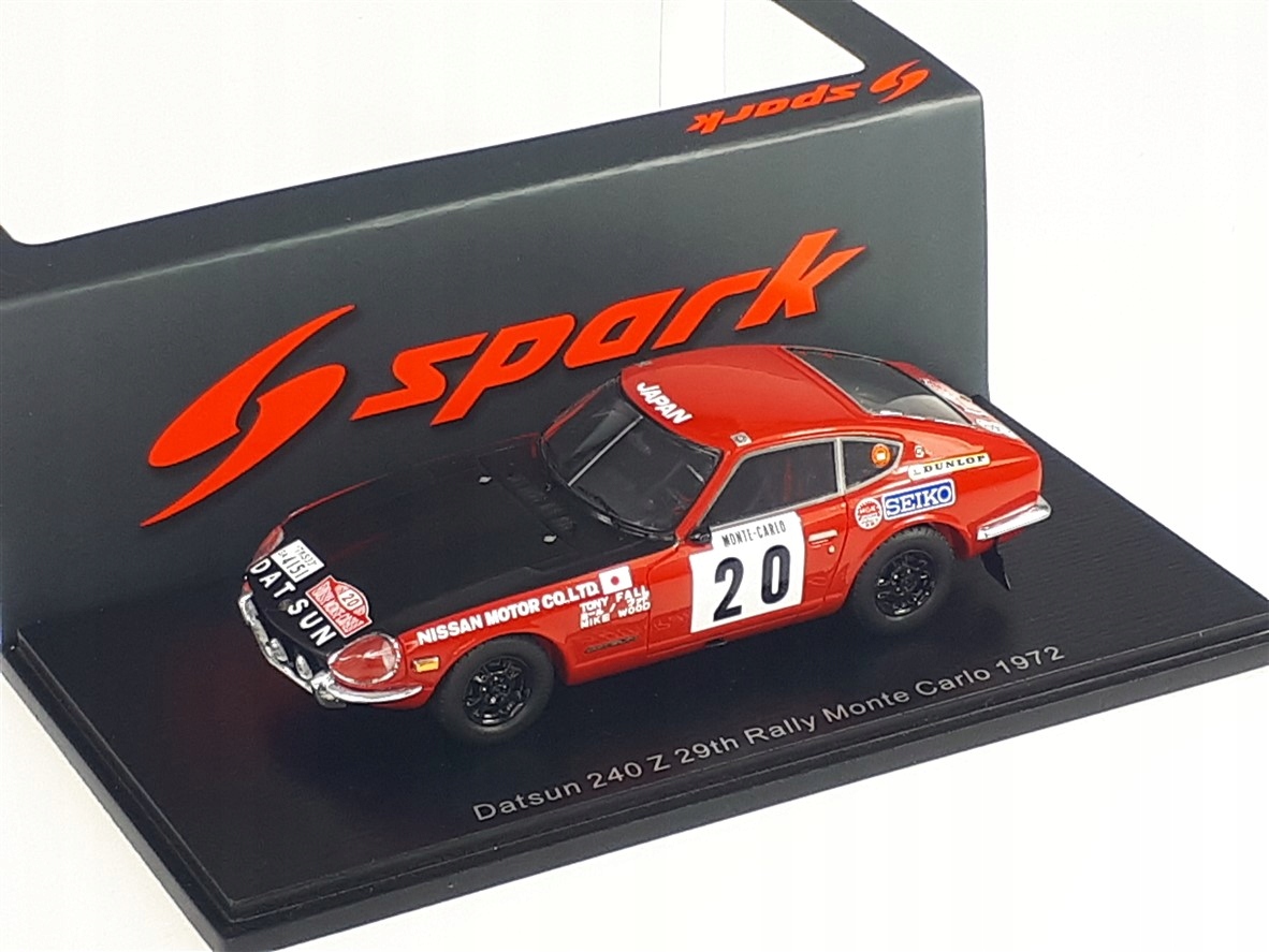 Spark Datsun 240Z #20 T.Fall Monte Carlo 1972 1:43