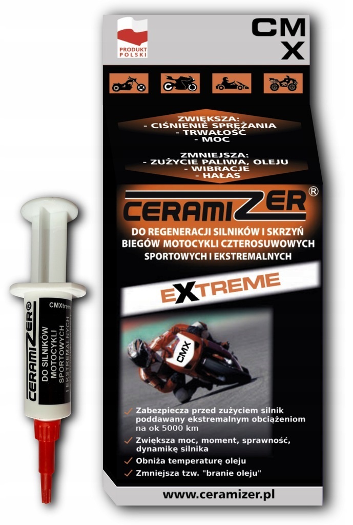 

Ceramizer CM-X Extreme do regeneracji silników 4T