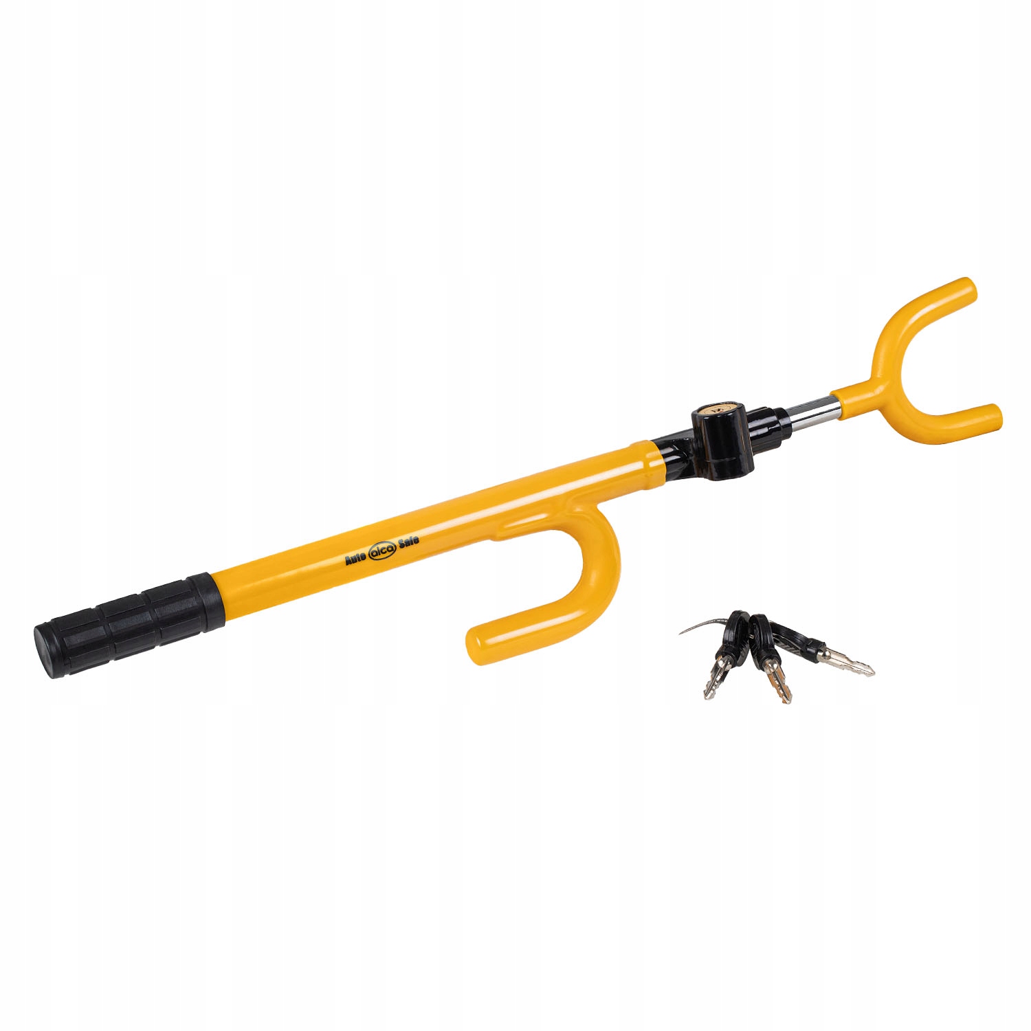 BLOKADA kierownicy zabezpieczenie na kierownicę ALCA żółta mechaniczna