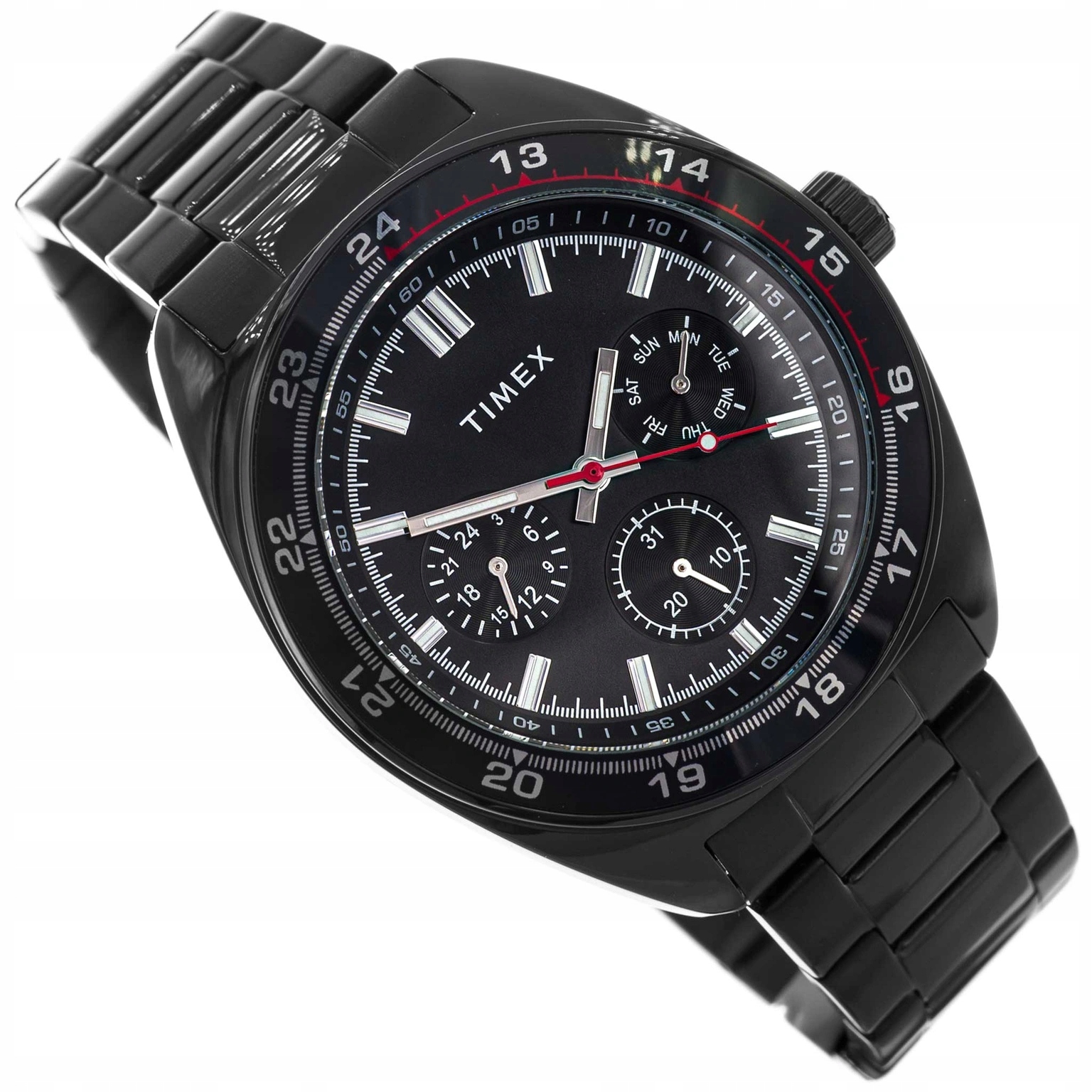 Pánské Hodinky Timex TW2Y22800 Weston Černé S Originálním Náramkem