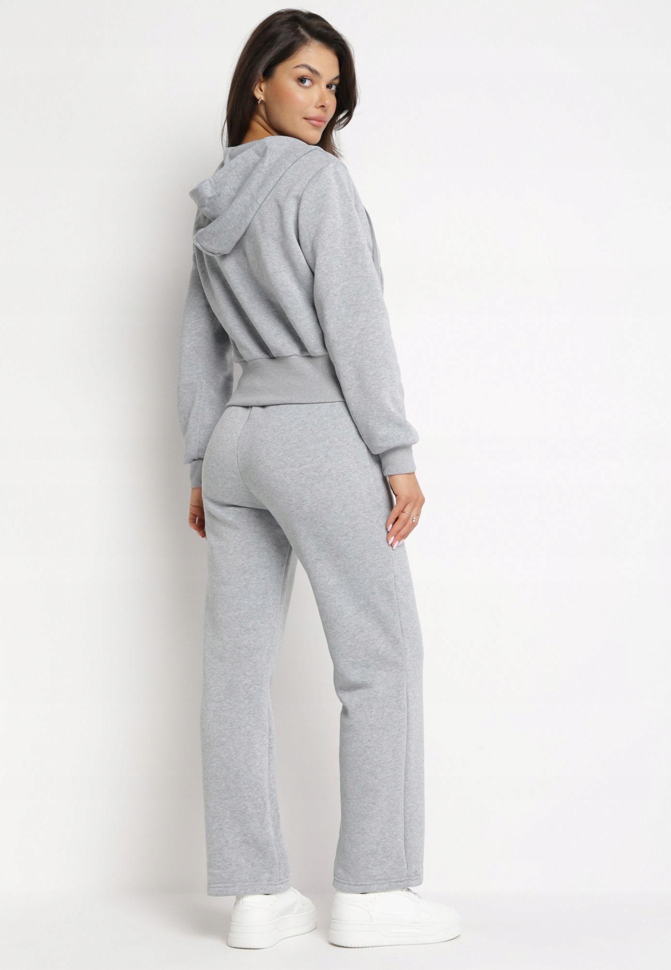 Born2Be Jasnoszary Komplet Dresowy damskie XL/XXL Rozmiar XL/XXL