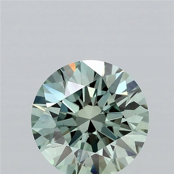 Diament laboratoryjny kolorowy 1.95ct ROUND Fancy Vivid Green VS1 (IGI)