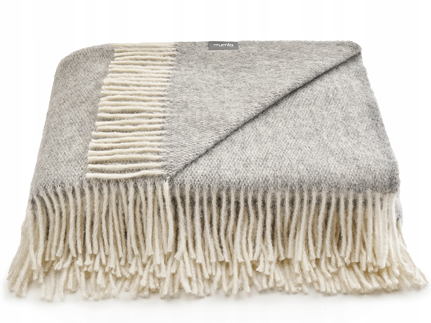 Vlněná deka Nord Šedá 150 x 200 cm vlněná Mumla