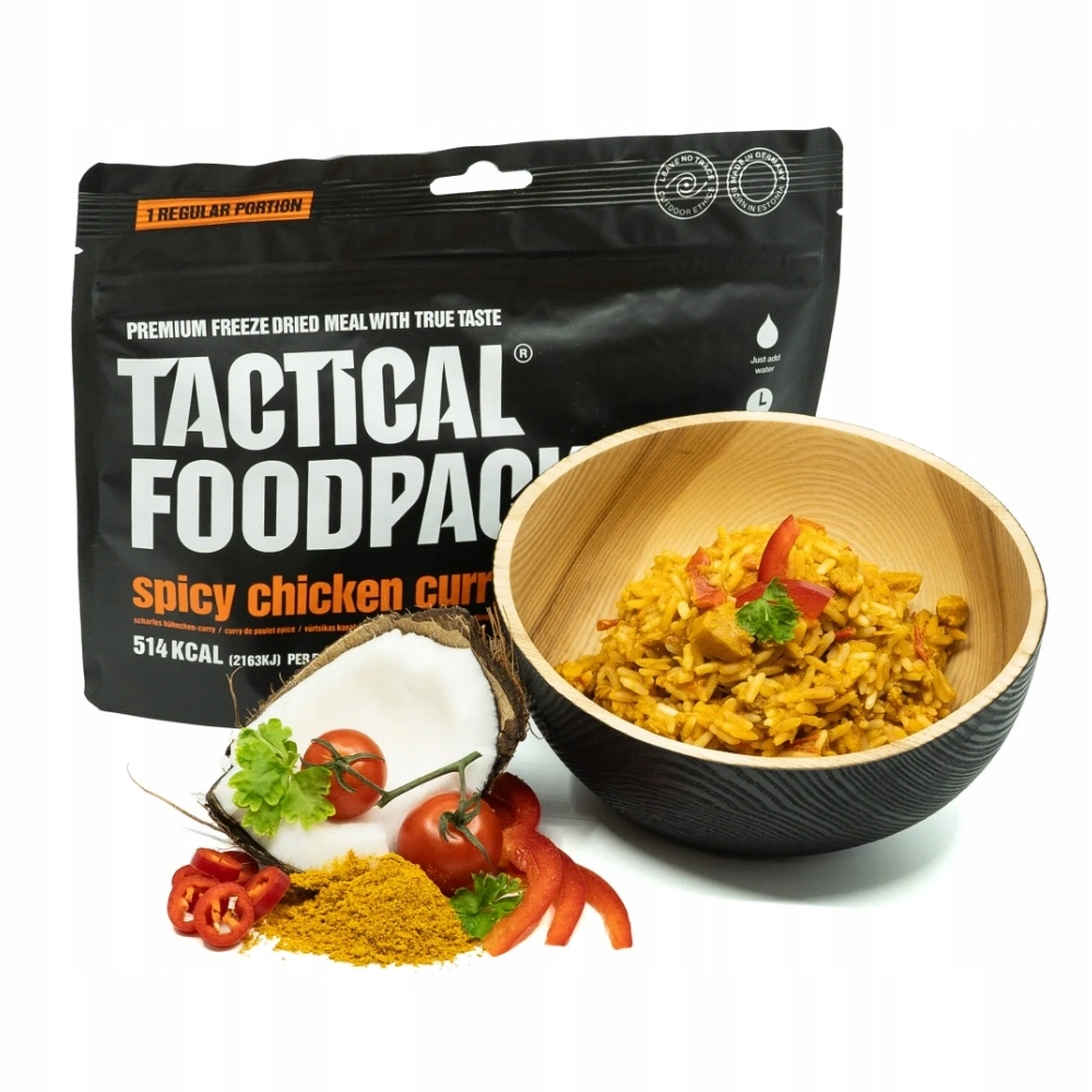 Tactical Foodpack Liofilizowana racja żywnościowa Spicy Chicken Curry 400 g