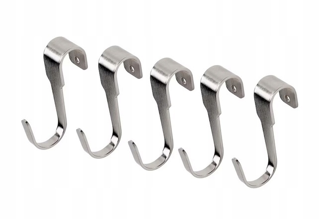 IKEA HULTARP - hak na reling kuchenny niklowany 5 sztuk