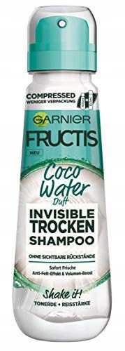 GARNIER INVISIBLE DRY SHAMPOO WITH THE SCENT OF COCONUT WATER (DRY SHAMPOO)