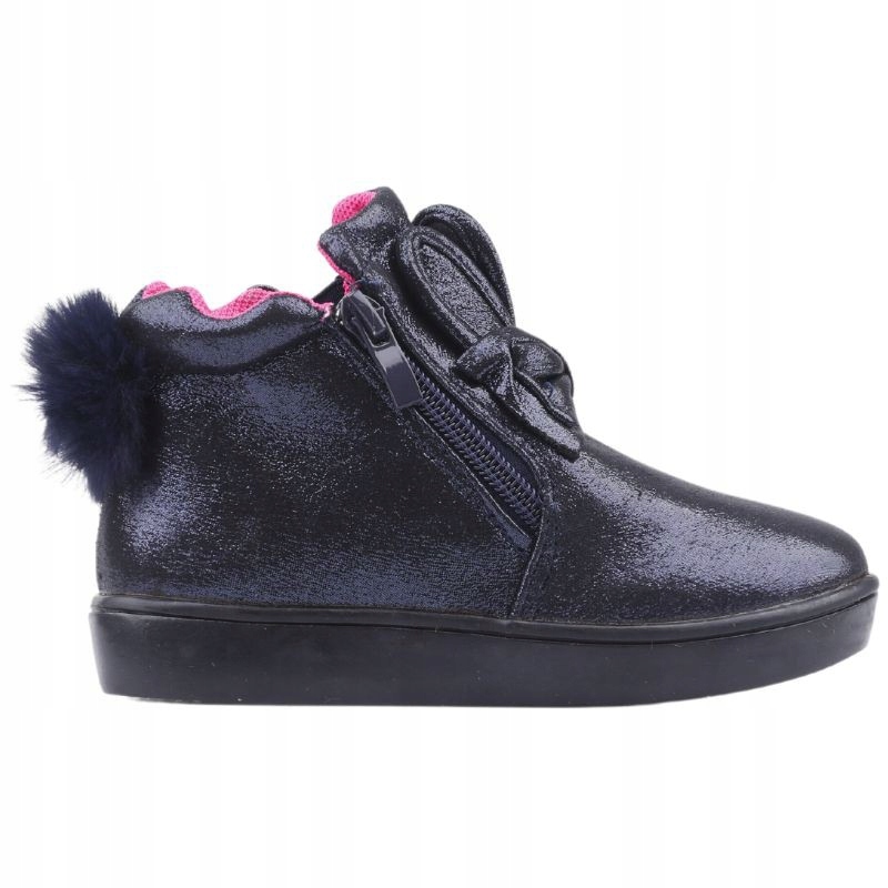 GRANATOWE BOTKI DZIEWCZĘCE SNEAKERSY SUWAKI PŁASKIE BUTY DZIECIĘCE