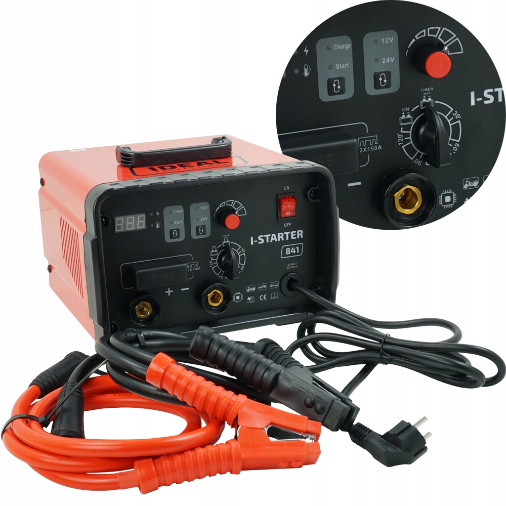 Автомобільний випрямляч з запуском IDEAL 12/24 V