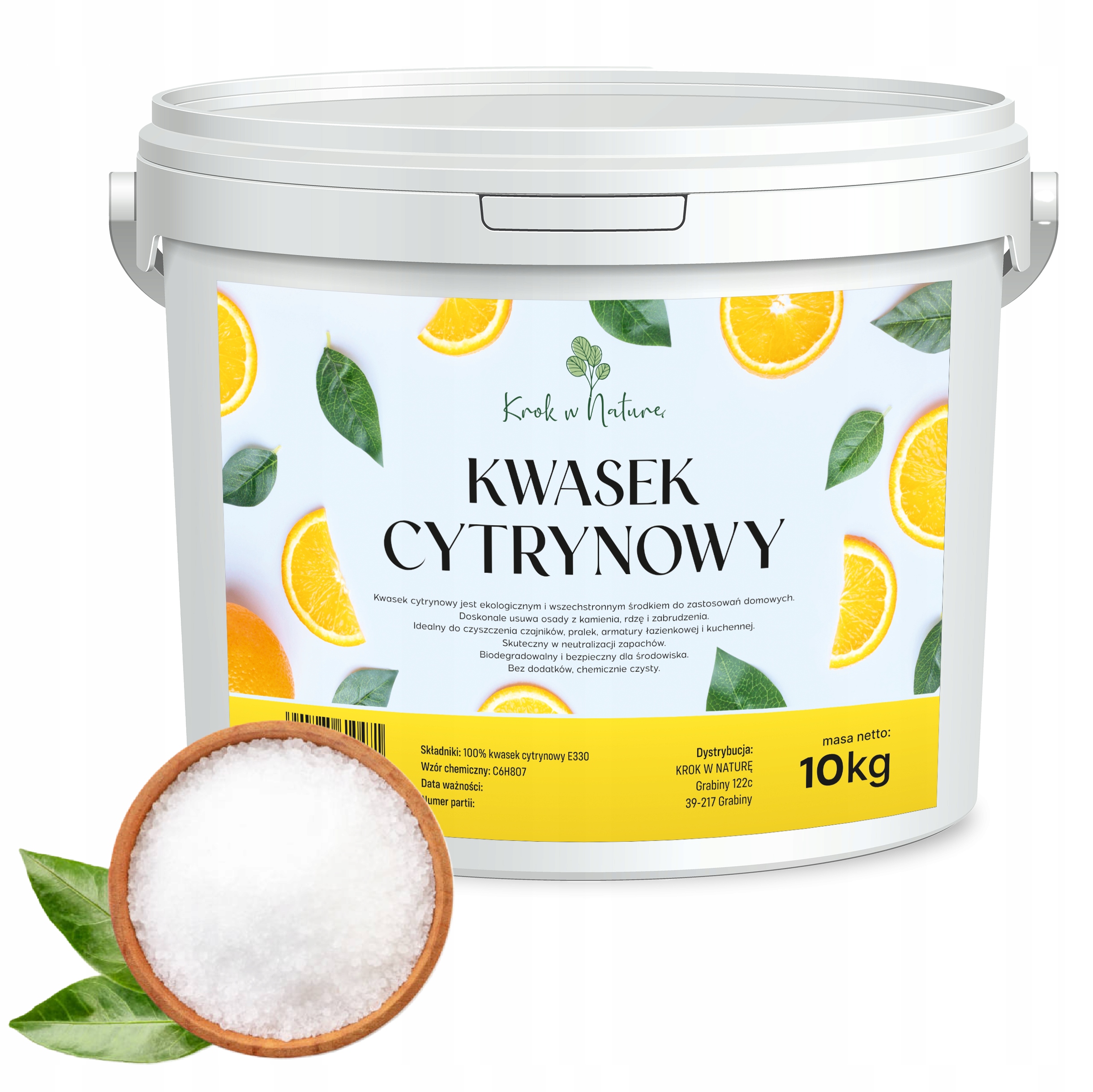 Kwasek Cytrynowy E330 czysty skład Kwas Cytrynowy 10kg