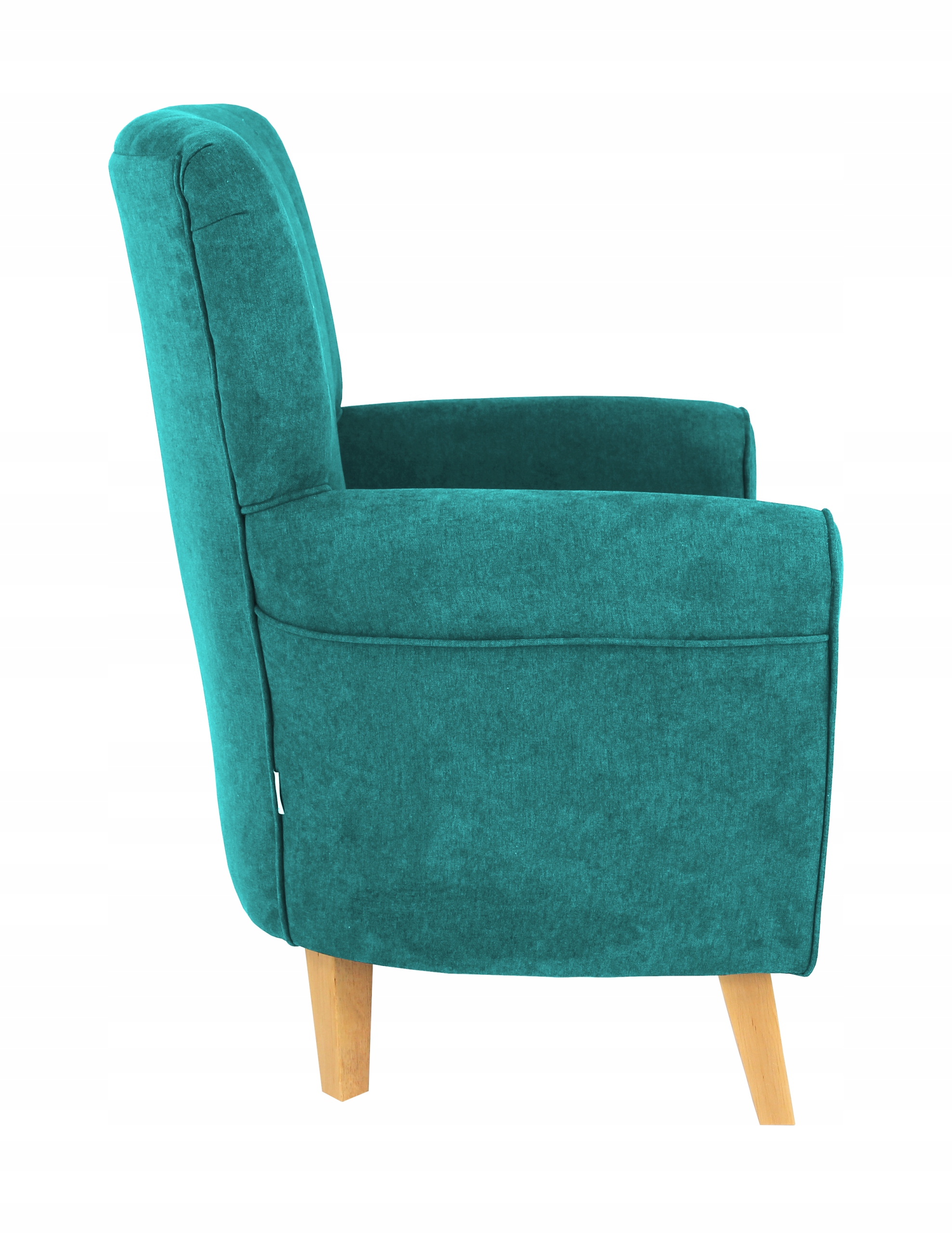 Wygodny Fotel Bristol z Wysokim Oparciem Welur Kolekcja Bristol