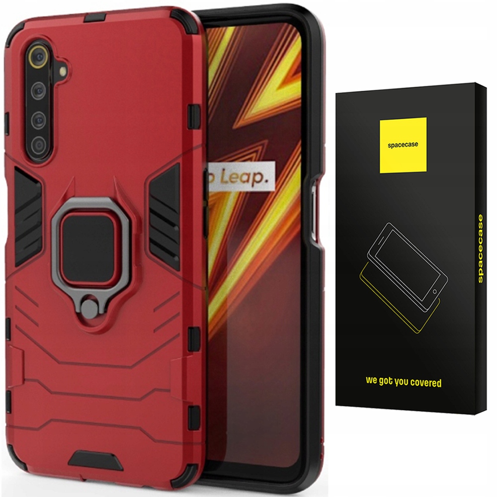

Etui Do Realme 6 Spacecase X-ring Pancerne