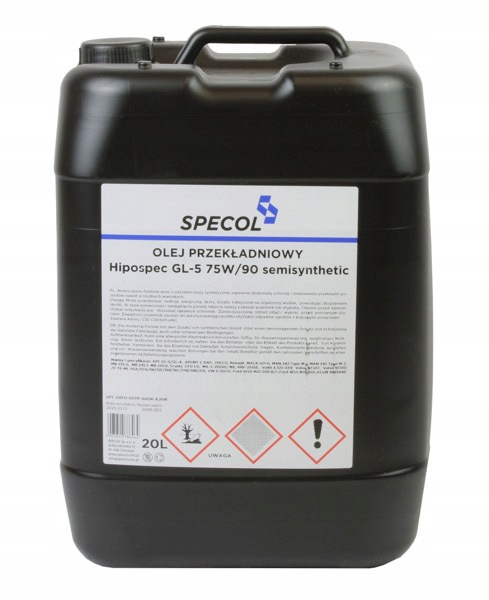Olej Specol 75W90 20L GL5 Polosyntetický/prevodový Hypospec