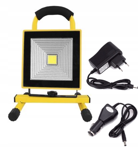 Halogenová Dílenská Led Pracovní Lampa 30W Na Akumulátor 8800mAh Slim