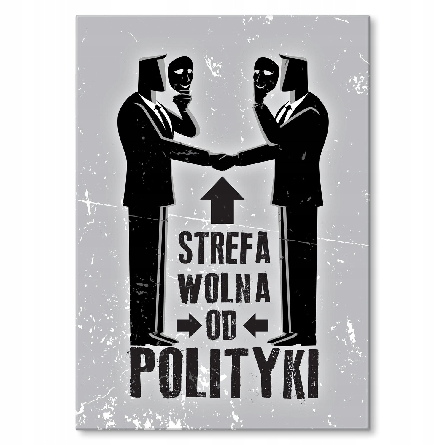 Kovový plakát Volná zóna Dárek 22 x 31 cm