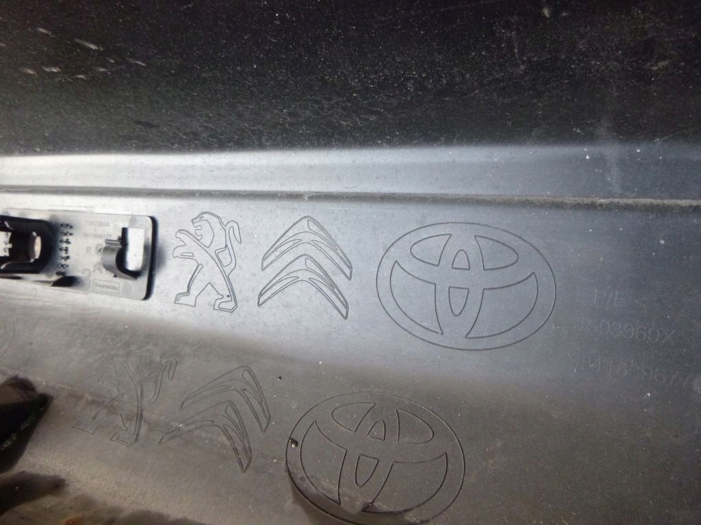 SCUDO EXPERT JUMPER PROACE 16- bumper rear rear part
