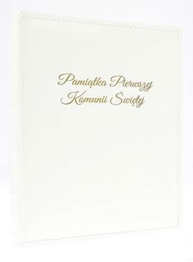 ALBUM NA ZDJĘCIA DO WKLEJANIA PAMIĄTKA KOMUNII ŚW