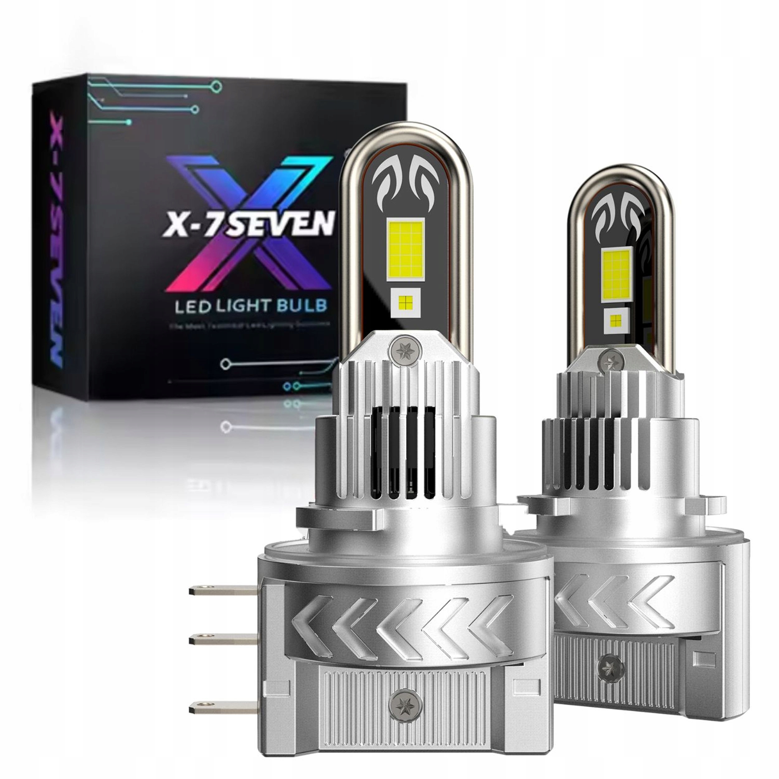 Led žárovky H15 X-7SEVEN 84W 10000lm 6000K Canbus 1:1 Plug&Play Drl