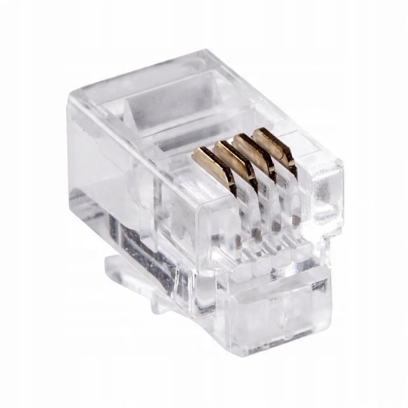 

Wtyk modularny telefoniczny 4p4c 10szt.