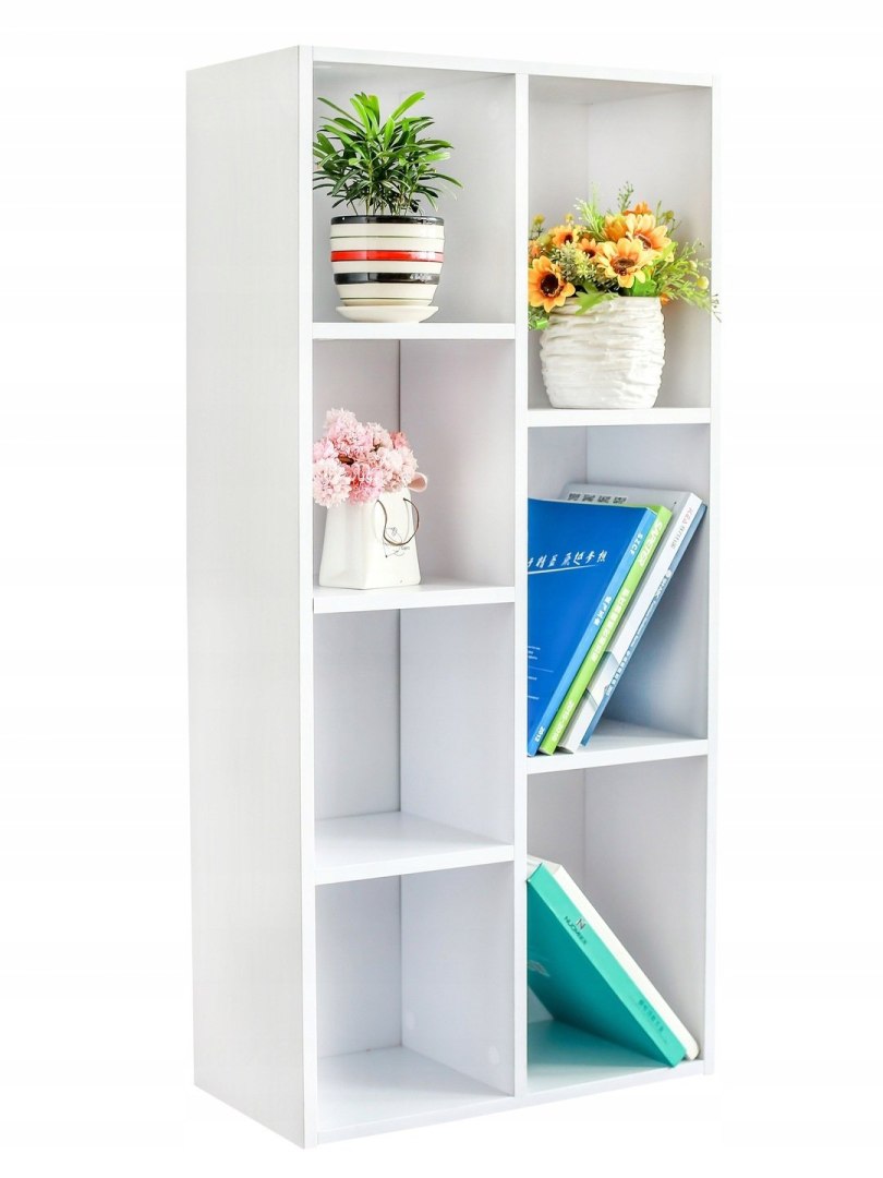 Komoda Szafka Regał Na Książki Do Salonu Biały Modernhome