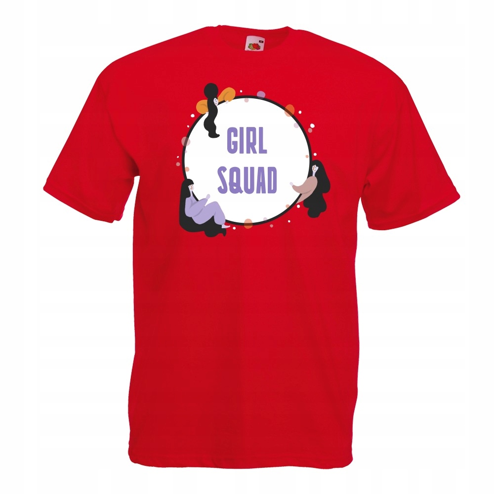 

Koszulka girls squad girl power S czerwona
