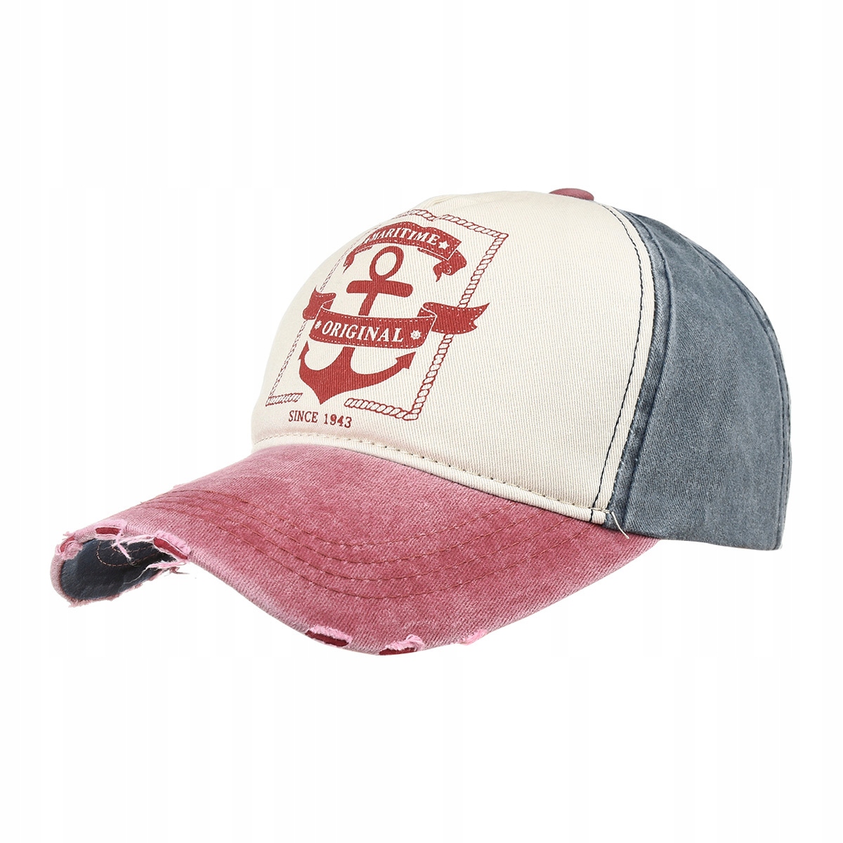 

Czapka z daszkiem baseballówka vintage uniwersalna