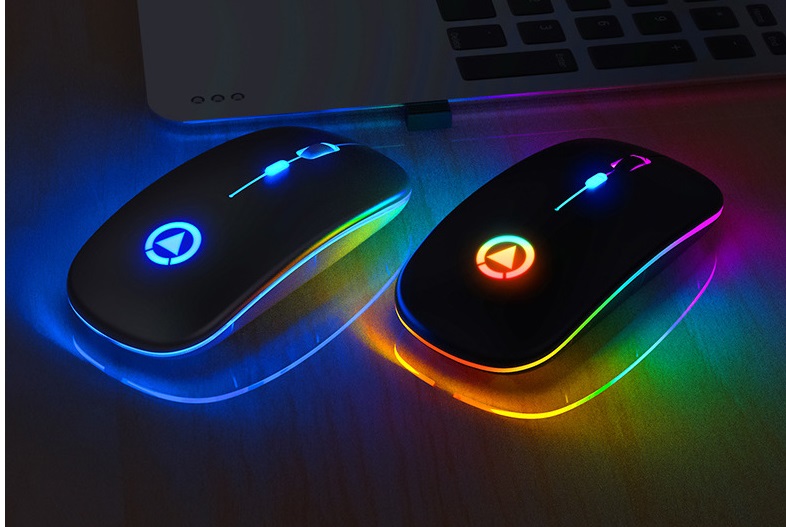 MYSZKA BEZPRZEWODOWA MYSZ OPTYCZNA SLIM LED LEKKA Rozdzielczość myszy 1600 dpi