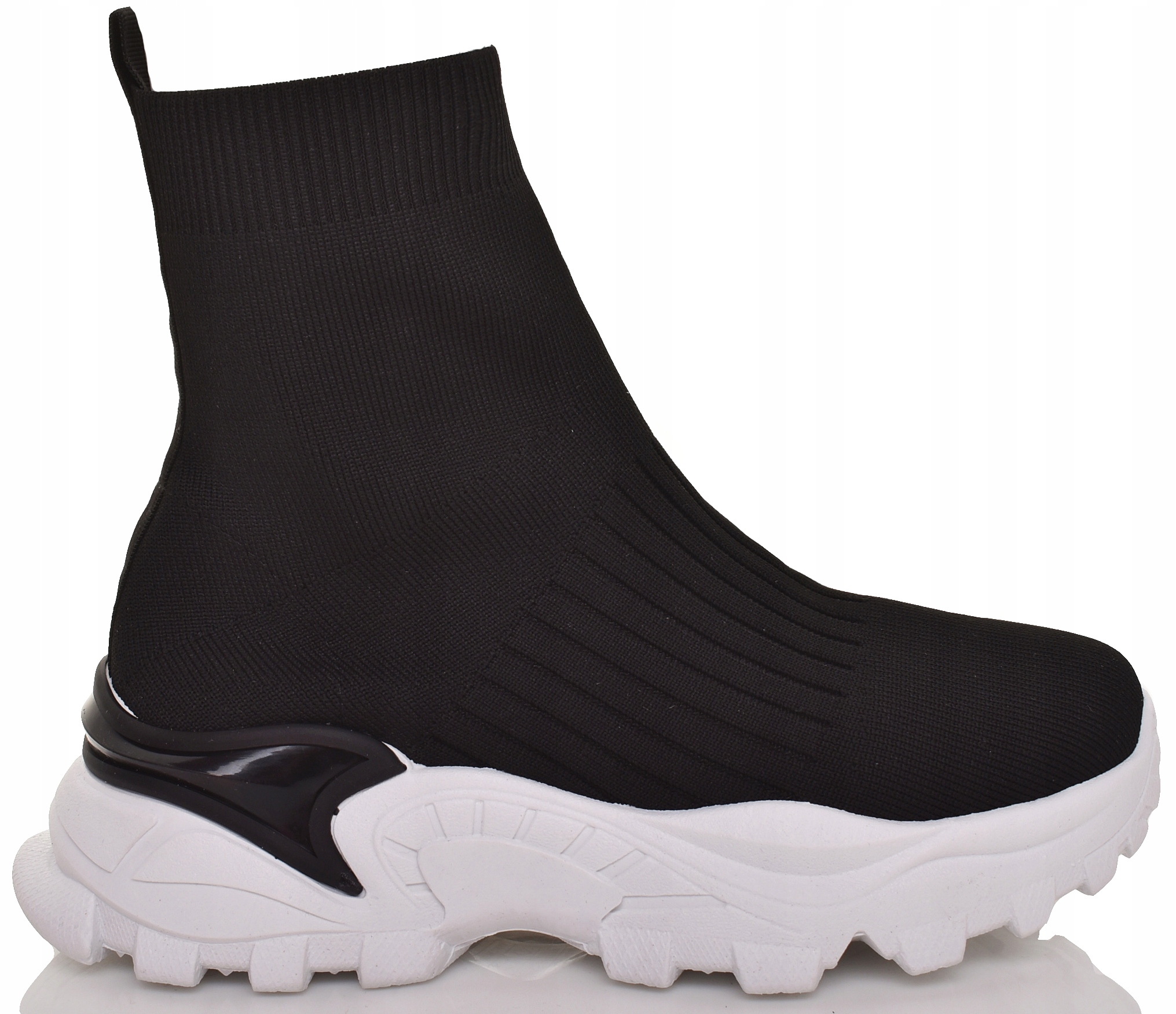 

Botki Damskie Materiałowe Gruba Podeszwa Lekkie