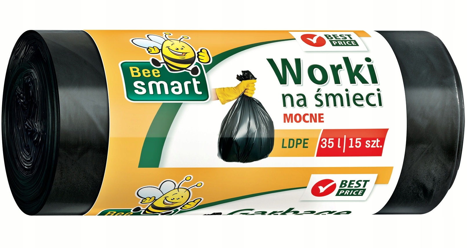 

Worki Na Smieci Mocne Bee Smart 35L 15 szt Paclan