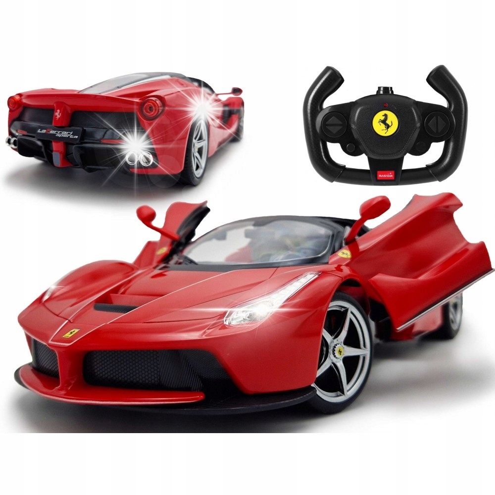 Samochód Zdalnie Sterowany Rc Auto Na Pilot Ferrari Z Funkcją Driftu Ledy R